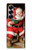 S1417 Santa Claus Merry Xmas Hülle Schutzhülle Taschen für Samsung Galaxy Z Fold 6