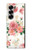 S1859 Rose Pattern Hülle Schutzhülle Taschen für Samsung Galaxy Z Fold 6