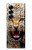 S1932 Blue Eyed Leopard Hülle Schutzhülle Taschen für Samsung Galaxy Z Fold 6
