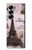 S2211 Paris Postcard Eiffel Tower Hülle Schutzhülle Taschen für Samsung Galaxy Z Fold 6