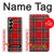 S2374 Tartan Red Pattern Hülle Schutzhülle Taschen für Samsung Galaxy Z Fold 6