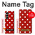 S2951 Red Polka Dots Hülle Schutzhülle Taschen für Samsung Galaxy Z Fold 6