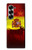 S2984 Spain Football Soccer Hülle Schutzhülle Taschen für Samsung Galaxy Z Fold 6