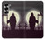 S3262 Grim Reaper Night Moon Cemetery Hülle Schutzhülle Taschen für Samsung Galaxy Z Fold 6