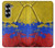 S3306 Colombia Flag Vintage Football Graphic Hülle Schutzhülle Taschen für Samsung Galaxy Z Fold 6