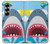 S3947 Shark Helicopter Cartoon Hülle Schutzhülle Taschen für Samsung Galaxy Z Fold 6