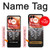 S1434 Skull Wing Tattoo Biker Hülle Schutzhülle Taschen für Motorola Razr 50