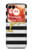 S2882 Black and White Striped Gold Dolphin Hülle Schutzhülle Taschen für Motorola Razr 70,60,50, Razr (2026, 2025, 2024)