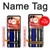 S3244 Thin Blue Line USA Hülle Schutzhülle Taschen für Motorola Razr 50