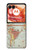 S3418 Vintage World Map Hülle Schutzhülle Taschen für Motorola Razr 70,60,50, Razr (2026, 2025, 2024)