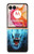S0752 Blue Fire Grim Wolf Hülle Schutzhülle Taschen für Motorola Razr 50 Ultra
