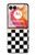 S1611 Black and White Check Chess Board Hülle Schutzhülle Taschen für Motorola Razr 50 Ultra