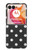 S2299 Black Polka Dots Hülle Schutzhülle Taschen für Motorola Razr 50 Ultra