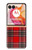 S2374 Tartan Red Pattern Hülle Schutzhülle Taschen für Motorola Razr 50 Ultra
