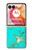 S2377 Turquoise Gemstone Texture Graphic Printed Hülle Schutzhülle Taschen für Motorola Razr 50 Ultra