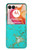 S2377 Turquoise Gemstone Texture Graphic Printed Hülle Schutzhülle Taschen für Motorola Razr 50 Ultra