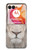 S2399 White Lion Face Hülle Schutzhülle Taschen für Motorola Razr 50 Ultra