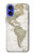 S0604 World Map Hülle Schutzhülle Taschen für iPhone 16