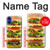 S0790 Hamburger Hülle Schutzhülle Taschen für iPhone 16