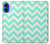 S1723 Mint Chevron Zigzag Hülle Schutzhülle Taschen für iPhone 16 S1723 Mint Chevron Zigzag Hülle Schutzhülle Taschen für iPhone 16