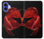 S2092 Red Siamese Fighting Fish Hülle Schutzhülle Taschen für iPhone 16