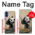 S2210 Panda Fluffy Art Painting Hülle Schutzhülle Taschen für iPhone 16