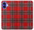 S2374 Tartan Red Pattern Hülle Schutzhülle Taschen für iPhone 16