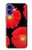S2478 Red Daisy flower Hülle Schutzhülle Taschen für iPhone 16