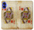 S2833 Poker Card Queen Hearts Hülle Schutzhülle Taschen für iPhone 16