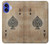 S2928 Vintage Spades Ace Card Hülle Schutzhülle Taschen für iPhone 16