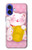 S3025 Pink Maneki Neko Lucky Cat Hülle Schutzhülle Taschen für iPhone 16