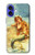 S3184 Little Mermaid Painting Hülle Schutzhülle Taschen für iPhone 16