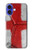 S3316 England Flag Vintage Football Graphic Hülle Schutzhülle Taschen für iPhone 16