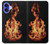 S3379 Fire Frame Hülle Schutzhülle Taschen für iPhone 16