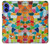 S3391 Abstract Art Mosaic Tiles Graphic Hülle Schutzhülle Taschen für iPhone 16