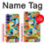 S3391 Abstract Art Mosaic Tiles Graphic Hülle Schutzhülle Taschen für iPhone 16