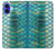 S3414 Green Snake Scale Graphic Print Hülle Schutzhülle Taschen für iPhone 16