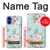 S3494 Vintage Rose Polka Dot Hülle Schutzhülle Taschen für iPhone 16