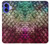 S3539 Mermaid Fish Scale Hülle Schutzhülle Taschen für iPhone 16