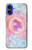 S3709 Pink Galaxy Hülle Schutzhülle Taschen für iPhone 16 S3709 Pink Galaxy Hülle Schutzhülle Taschen für iPhone 16