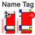 S0157 Composition Red Blue Yellow Hülle Schutzhülle Taschen für iPhone 16 pro