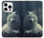 S1516 White Wolf Hülle Schutzhülle Taschen für iPhone 16 pro