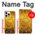 S1789 Ammonite Fossils Hülle Schutzhülle Taschen für iPhone 16 pro