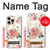 S1859 Rose Pattern Hülle Schutzhülle Taschen für iPhone 16 pro