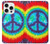 S1870 Tie Dye Peace Hülle Schutzhülle Taschen für iPhone 16 pro