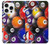 S2238 Billiard Pool Ball Hülle Schutzhülle Taschen für iPhone 16 pro