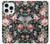 S2727 Vintage Rose Pattern Hülle Schutzhülle Taschen für iPhone 16 pro