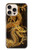 S2804 Chinese Gold Dragon Printed Hülle Schutzhülle Taschen für iPhone 16 pro