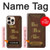 S2824 Once Upon a Time Book Cover Hülle Schutzhülle Taschen für iPhone 16 pro