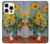 S2937 Claude Monet Bouquet of Sunflowers Hülle Schutzhülle Taschen für iPhone 16 pro